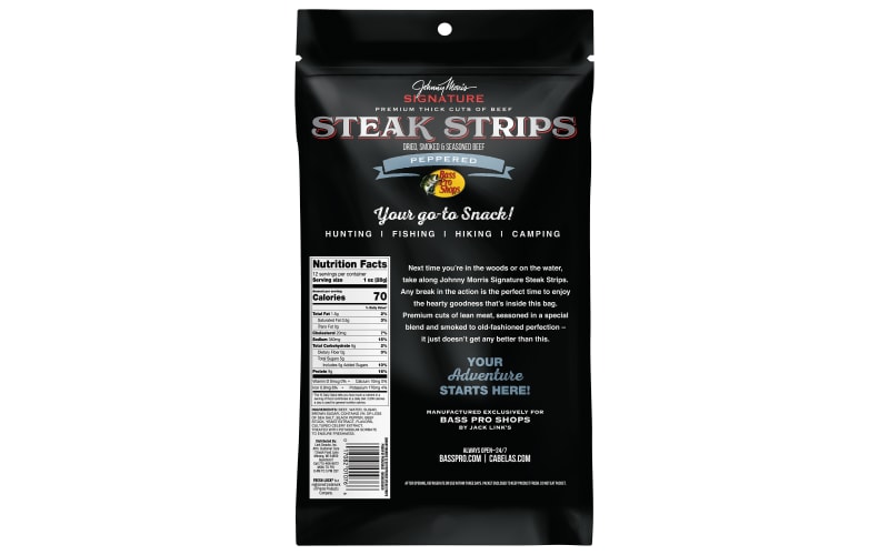 Bass Pro Shops Johnny Morris Signature Peppered Steak Strips ...