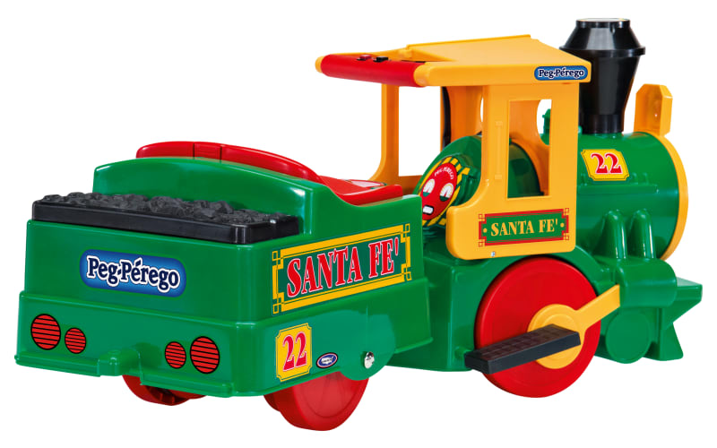 Peg perego santa fe sale train battery powered riding toy