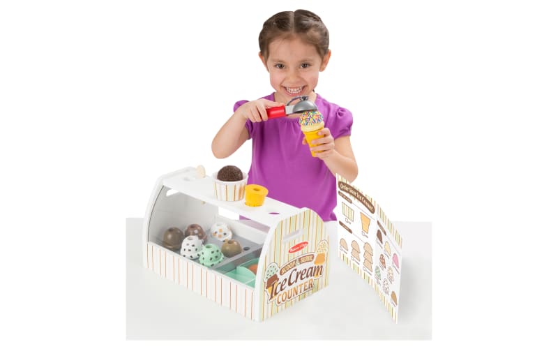 Melissa Doug Scoop Serve Ice Cream Counter Play Set Bass Pro