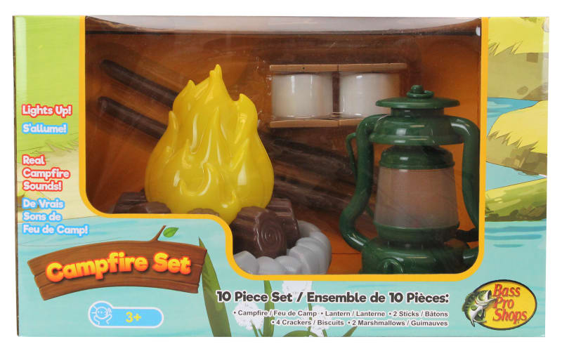 Bass Pro Shops 10 Piece Toy Campfire Set for Kids Cabela s