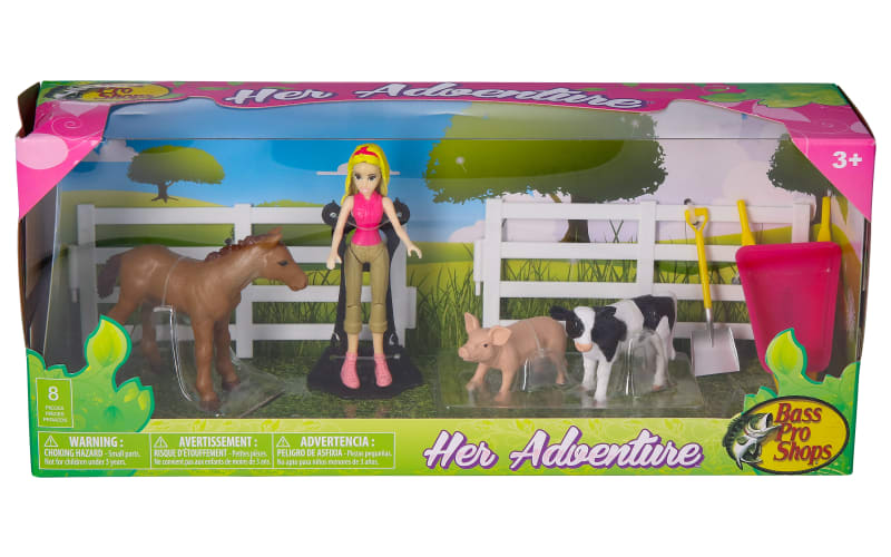 Bass Pro Shops Farm Animal Play Set for Kids Bass Pro Shops