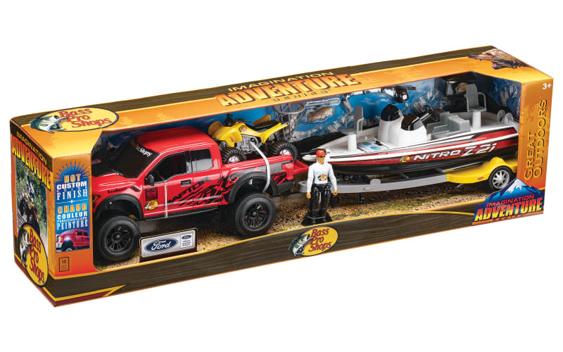 Bass Pro Shops Licensed Deluxe Dodge Ram And Horse Trailer Adventure