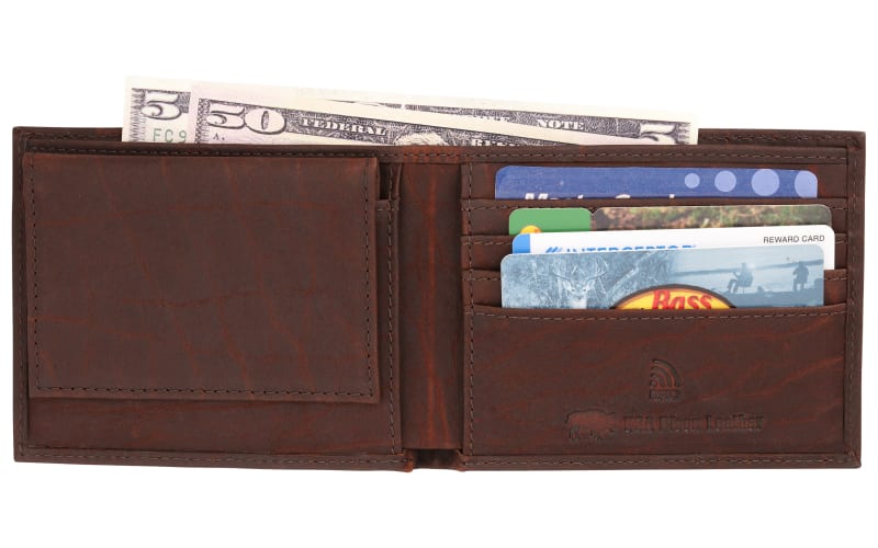 RedHead USA Bison Leather RFID Wallet | Bass Pro Shops