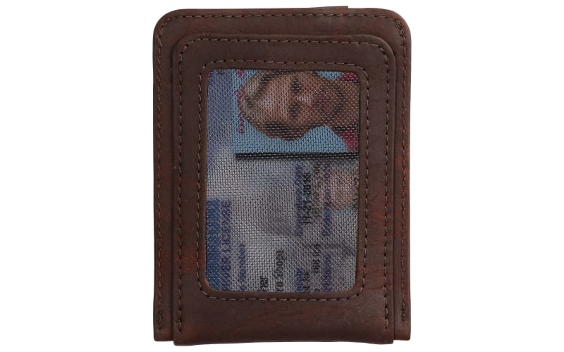 | RedHead Front Pro RFID Pocket Bass USA Wallet Bison Shops Leather