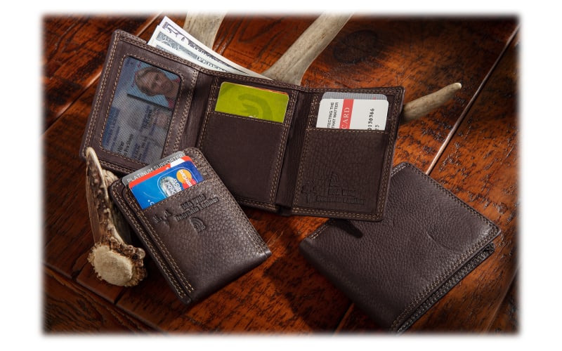 RedHead USA Wild Deerskin Leather Trifold RFID Wallet | Bass Pro Shops