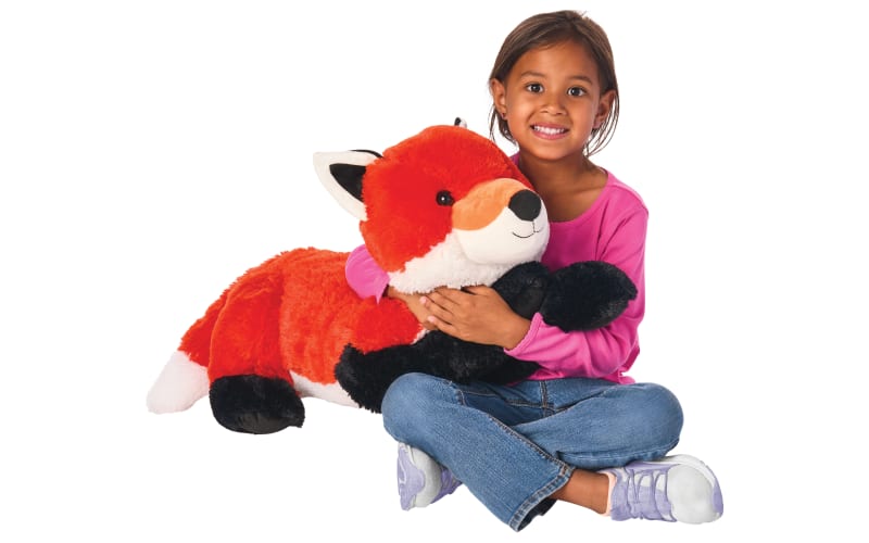Large deals fox plush