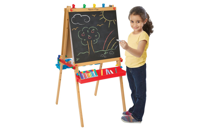 Melissa & Doug - Deluxe Wooden Standing Art Easel