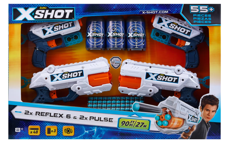 X-Shot Excel Ultimate Shootout Foam Dart Blaster Combo Pack