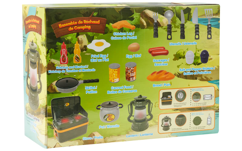 Bass Pro Shops 20-Piece Camping Toy Set for Kids