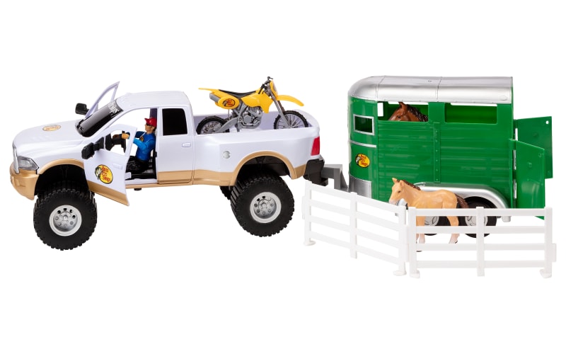 Bass Pro Shops Licensed Deluxe Dodge Ram and Horse Trailer