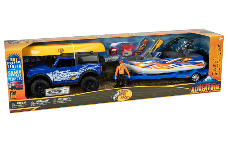 Bass Pro Shops Deluxe Ford Bronco Wake Boat Adventure Play Set