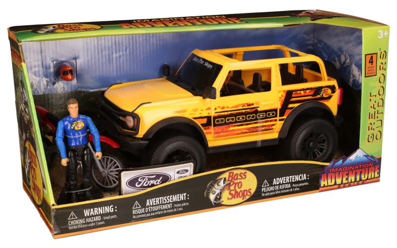 Bass Pro Shops Imagination Adventure Ford Bronco Off-Road Play Set for Kids