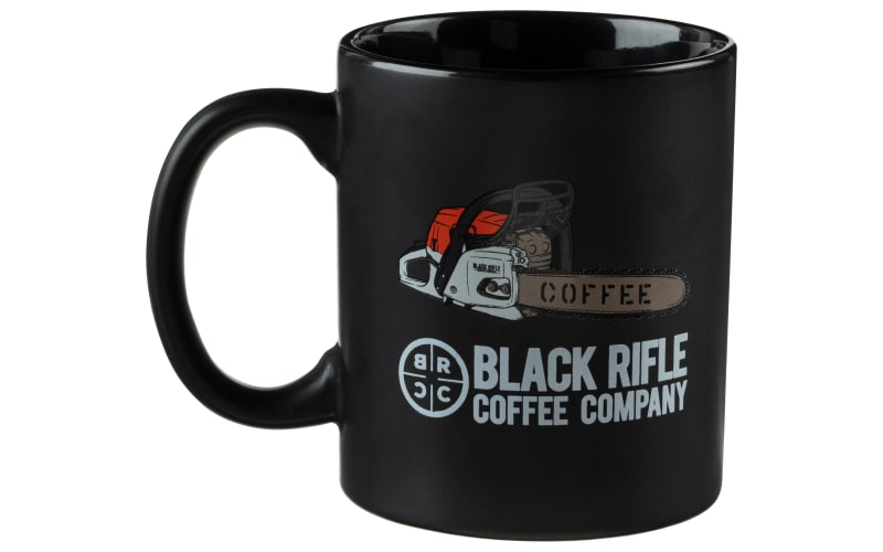 Black Rifle Coffee Company Bass Pro Shops Logo Chainsaw Ceramic