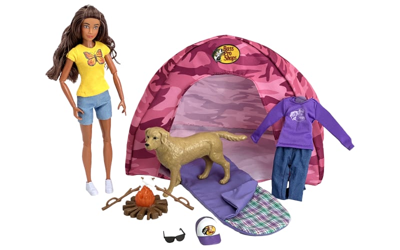 Bass Pro Shops Camping Doll Play Set for Kids Cabela s