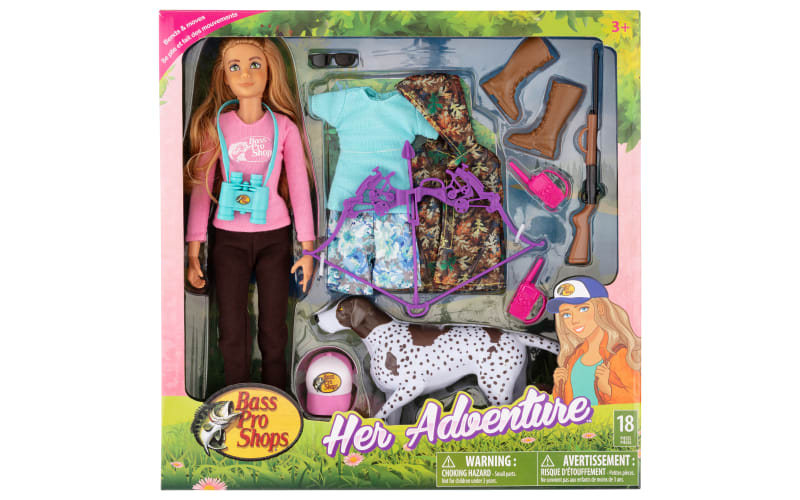 Bass Pro Shops Hunting Doll Play Set for Kids Bass Pro Shops