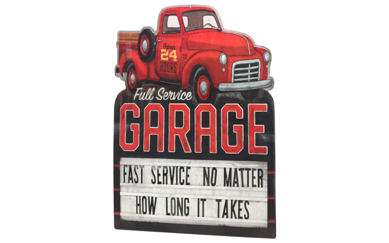 Open Road Brands 24 Hour Dad Garage Tin Sign