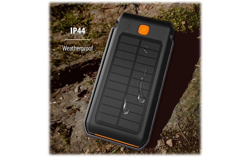 ToughTested Solar Charger IP44 Waterproof Rugged Power Bank