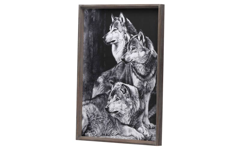 wolf photo frame