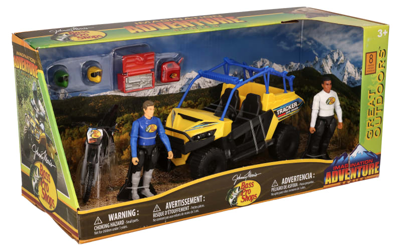 Bass Pro Shops Imagination Adventure Side by Side Playset for Kids