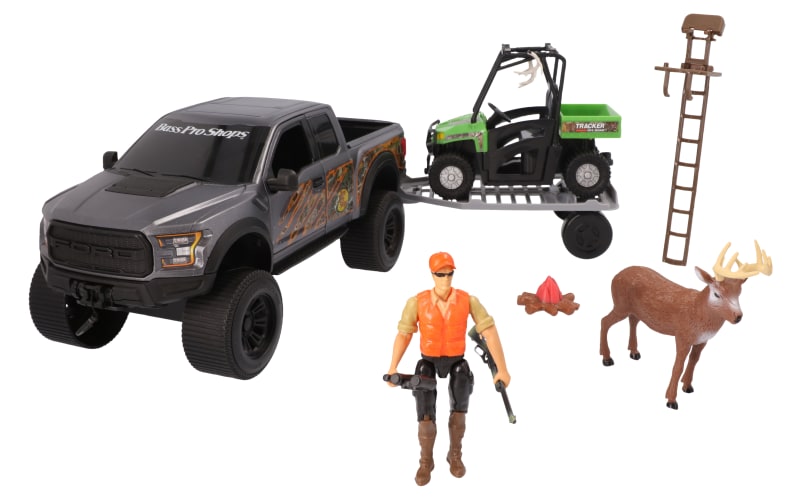 Bass Pro Shops Deluxe Licensed Ford Raptor Hunting TrueTimber Camo Adventure Truck Playset for Kids