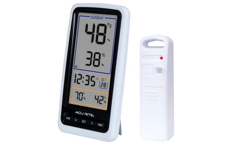 Acurite Acu-Rite Indoor/Outdoor Temperature & Humidity Tabletop or