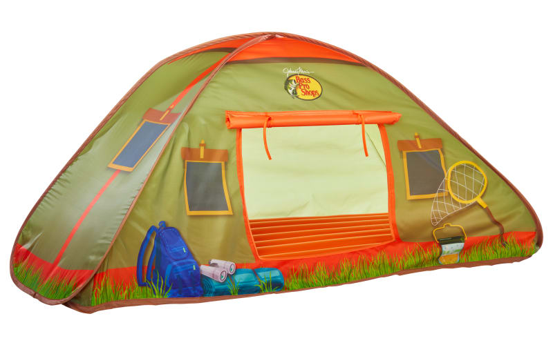 Bass Pro Shops Kids Pop Up Tent with Inflatable Mattress Cabela s