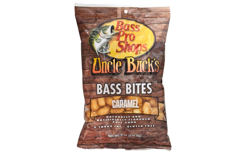 Bass Pro Shops Uncle Buck's Bass Bites Caramel Puff Corn | Bass