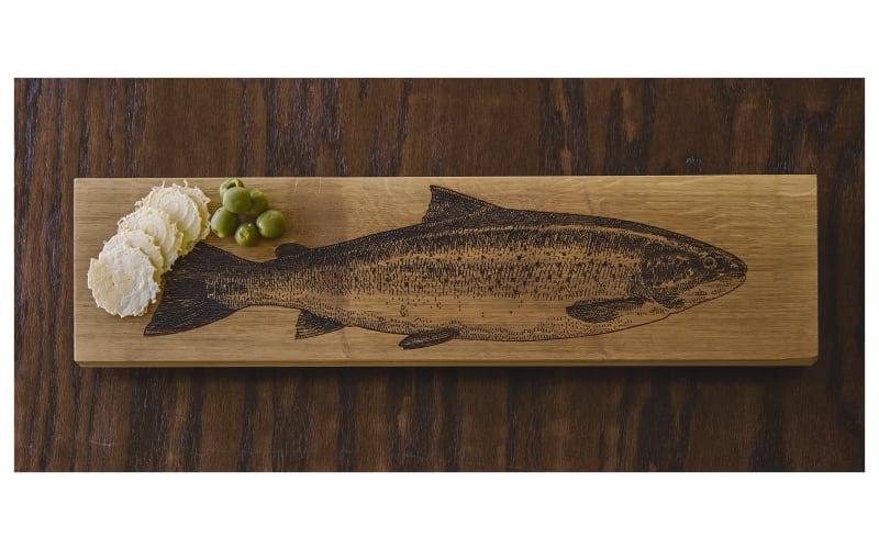Salmon serving platter discount