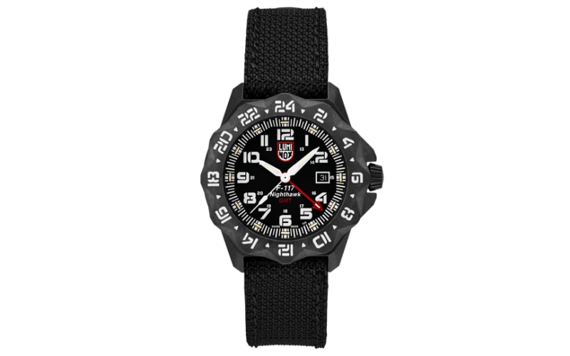 Luminox F-117 Nighthawk Pilot CARBONOX Case Kevlar Strap Watch