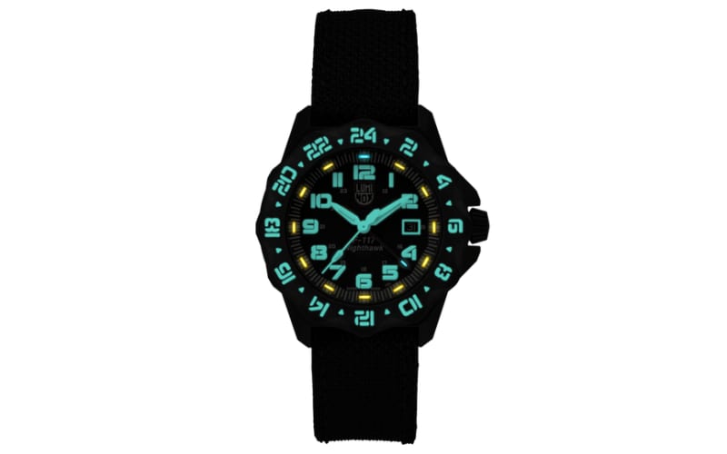 Luminox F-117 Nighthawk Pilot CARBONOX Case Kevlar Strap Watch