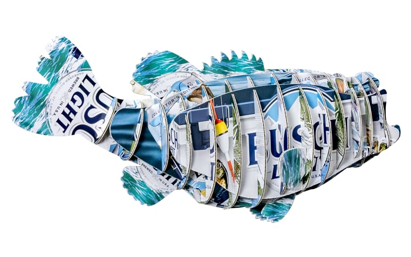 Beer Deer Beer Bass Busch Light Cardboard Box Wall Mount