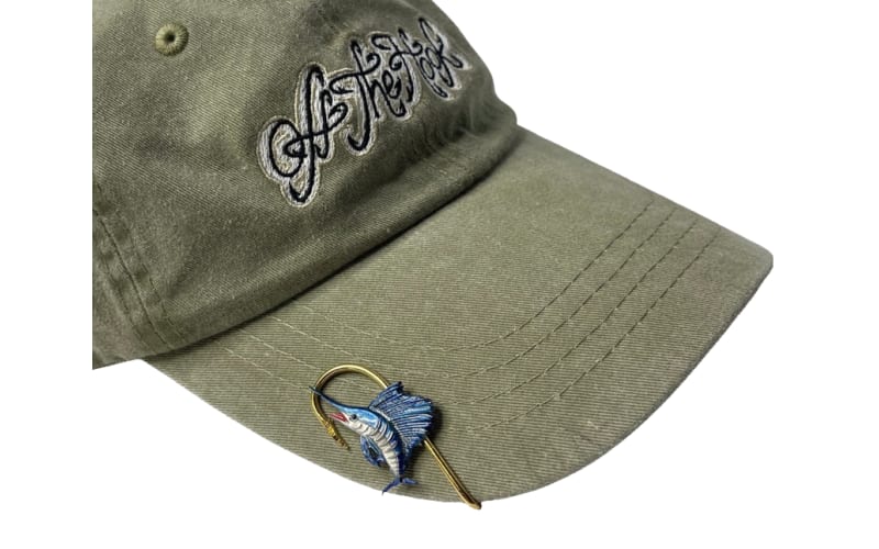 Hookits Sailfish Fishing Hook Hat Pin Clip