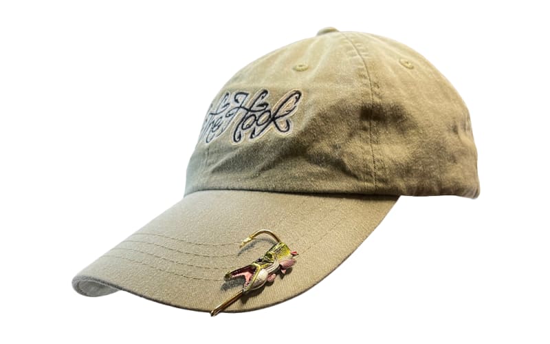 Hookits Alligator Gar Fishing Hook Hat Pin Clip