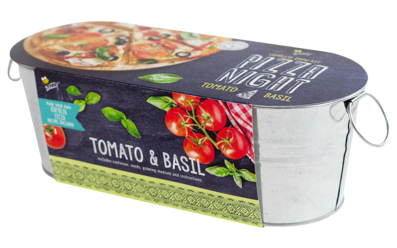 Pizza Night Galvanized Windowsill