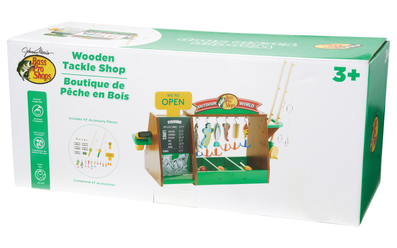 Bass Pro Shops Wooden Fishing Set for Kids