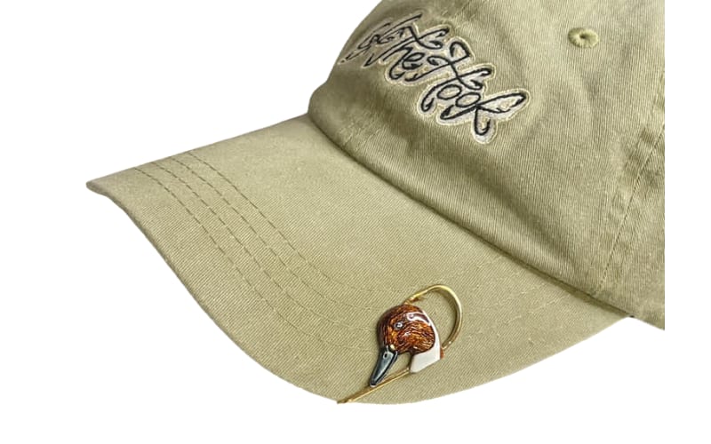 Wood Duck Head Hookit© Hat Clip Brim Clip Fishing Hat Hook Fish Hook Hat  Pin 