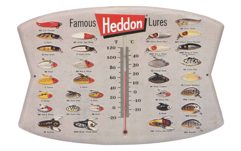 Open Road Brands Heddon Fishing Lures Wall Thermometer | Bass Pro