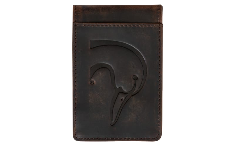 RedHead Ducks Unlimited Logo Embossed Leather Front-Pocket Bifold