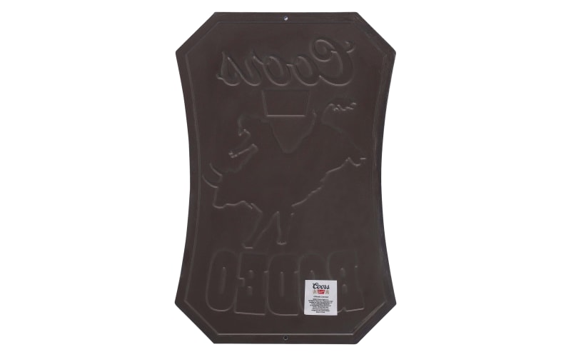 Open Road Brands Molson Coors Rodeo Metal Sign