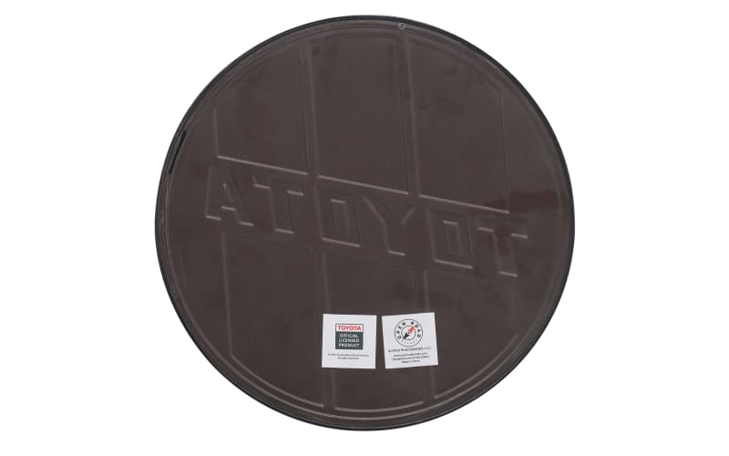 Open Road Brands Toyota Retro Stripe Logo Round Metal Sign | Bass