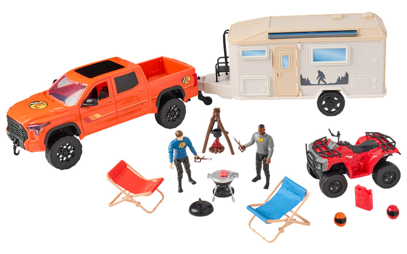 Bass Pro Shops Licensed Toyota Tundra Open Range Camper Playset