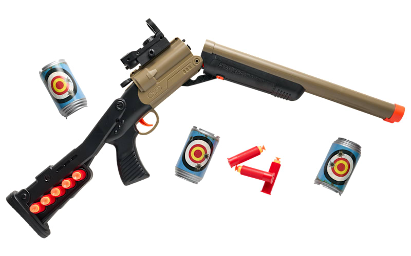 Bass Pro Shops Double-Barrel Toy Shotgun Dart Blaster | Mack's