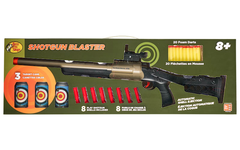 Bass Pro Shops Double-Barrel Toy Shotgun Dart Blaster | Mack's