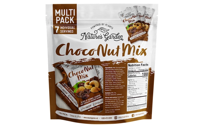 Nature's Garden Choco Nut Trail Mix 7-Pack | Mack's Prairie Wings