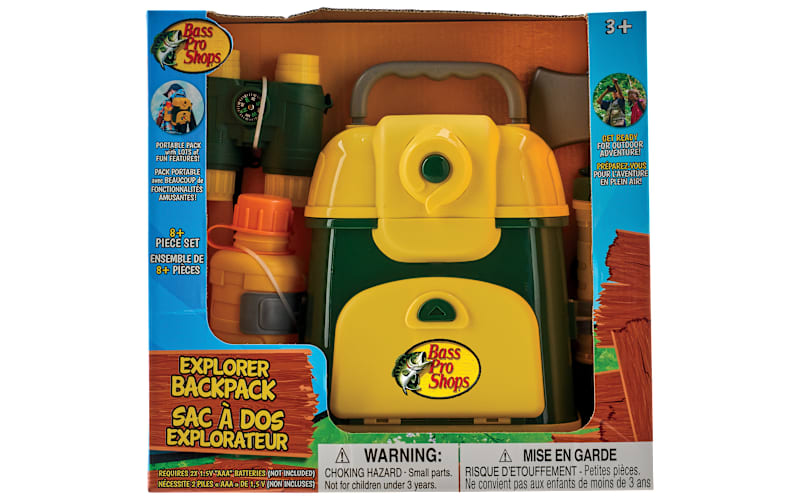 Bass Pro Shops Explorer Backpack Toy Kit for Kids | Mack's Prairie