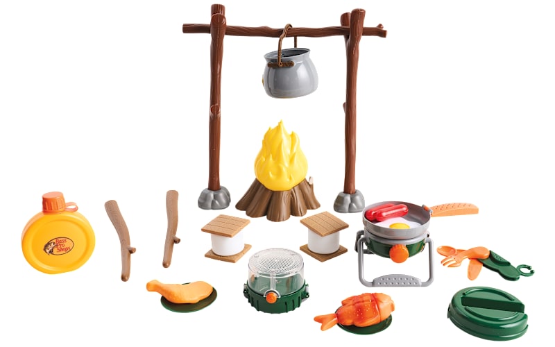 Bass Pro Shops Camp Cookout 26-Piece Toy Set for Kids | Mack's