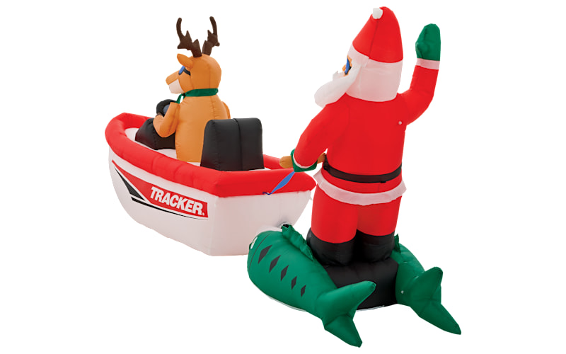 Bass Pro Shops Inflatable Santa Water Skiing | Bass Pro Shops