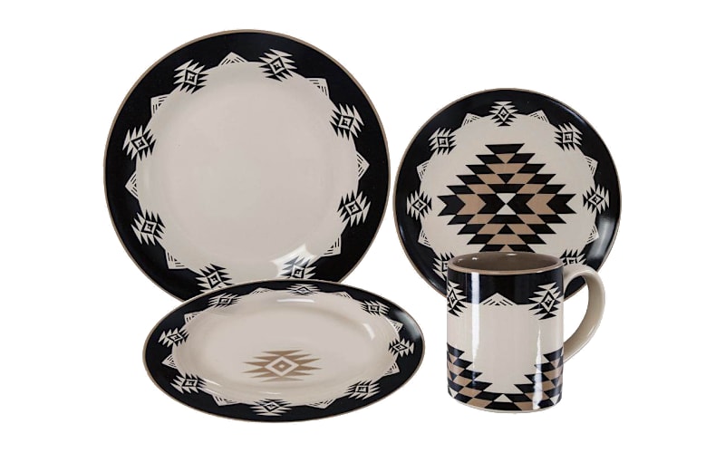 Paseo Road Chalet Aztec 16-Piece Dinnerware Set | Bass Pro Shops