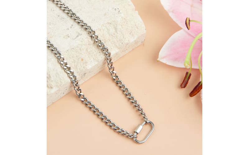 Howard's Narelle Waterproof Carabiner Silver Necklace | Bass Pro Shops