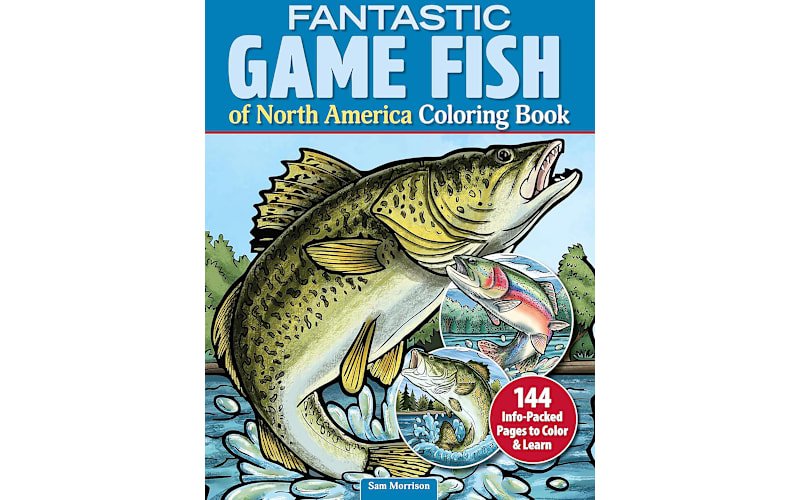 Fantastic Game Fish of North America Coloring Book by Sam Morrison